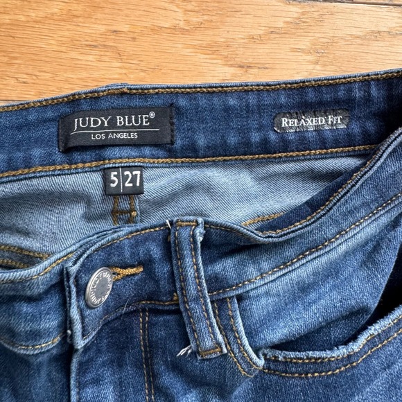 Judy Blue Relaxed Fit Jeans Medium Wash Stretch Denim Size 5/27 - Picture 4 of 8